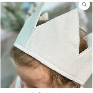Elegant White Kids Crown by Crowned by oh baby! NWT